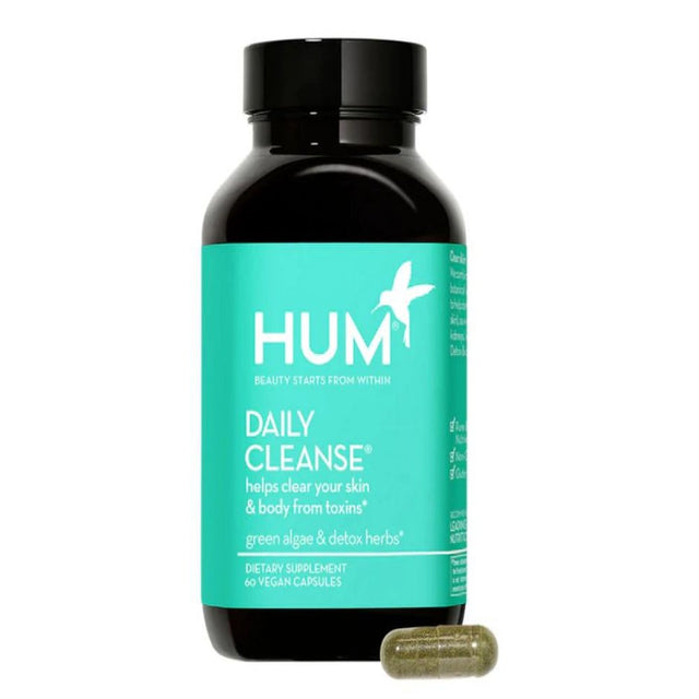 HUM Nutrition - Daily Cleanse Clear Skin & Body Detox Dietary Supplement (60 Capsules)