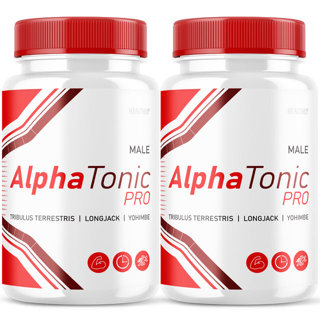 (2 Pack) Alpha Tonic Booster T Powder Alphatonic Supplement Pills for Men, Women (120 Capsules)