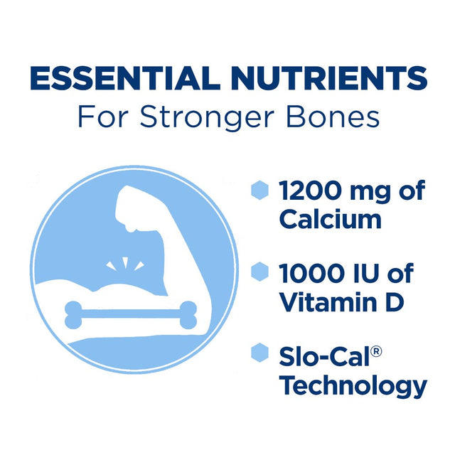 Citracal Slow Release 1200 Calcium with Vitamin D3, Caplets, 80 Count