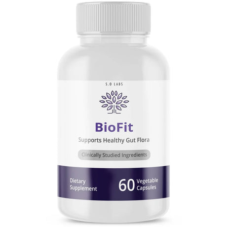 Biofit - Pills to Support Healthy Gut Flora - Energy Boosting Dietary Supplements for Weight Management and Metabolism - Advanced Ketogenic Ketones - 60 Capsules (1 Pack)