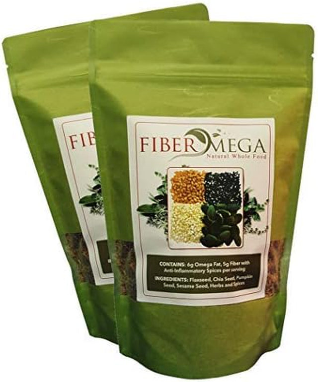 All-In-One Prebiotic Fiber and Detox |Organic Premium Flax & Chia Seeds | Constipation and Bloating Relief |All-Natural Whole Fiber | 5G Fiber and 6G Omega-3 Fats per Scoop | 2Lbs- Two Month Supply