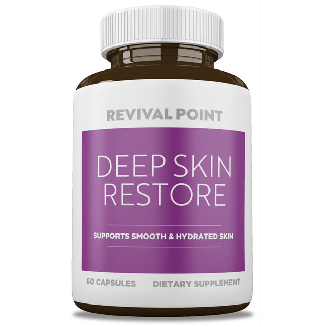 Deep Skin Restore - anti Aging Skin Care Supplement Revival Point 60 Count