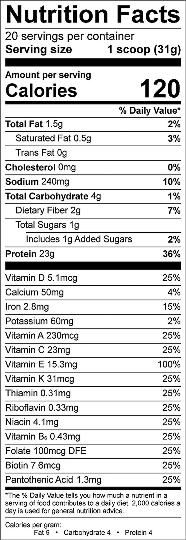 Nutiva Organic Plant Protein Smoothie, Vanilla, 1.4 Pound, USDA Organic, Non-Gmo, Non-Bpa, Vegan, Gluten-Free, Keto & Paleo, 23G Protein Shake & Meal Replacement