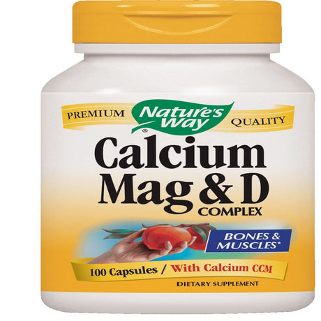 Nature'S Way Calcium Mag and D-Complex Capsules, 100 Ct