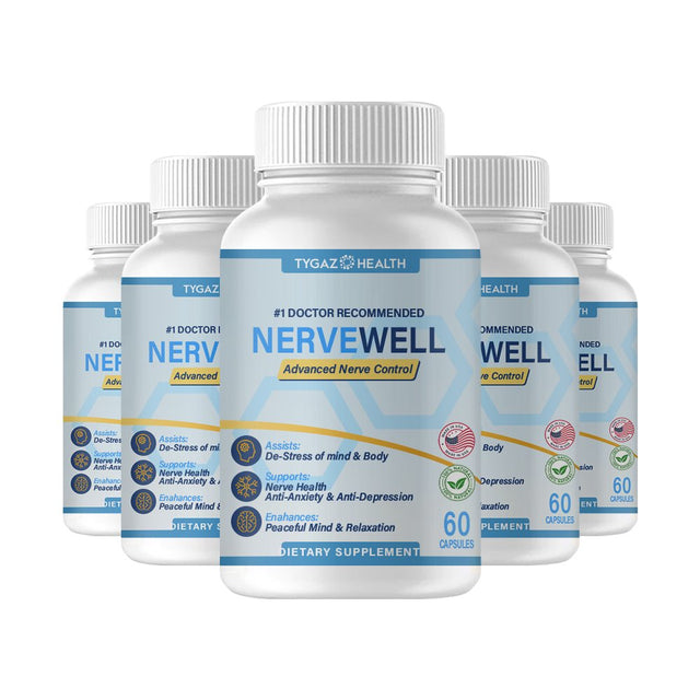 (5 Pack) Nervewell - Nerve Well Advanced Nerve Control