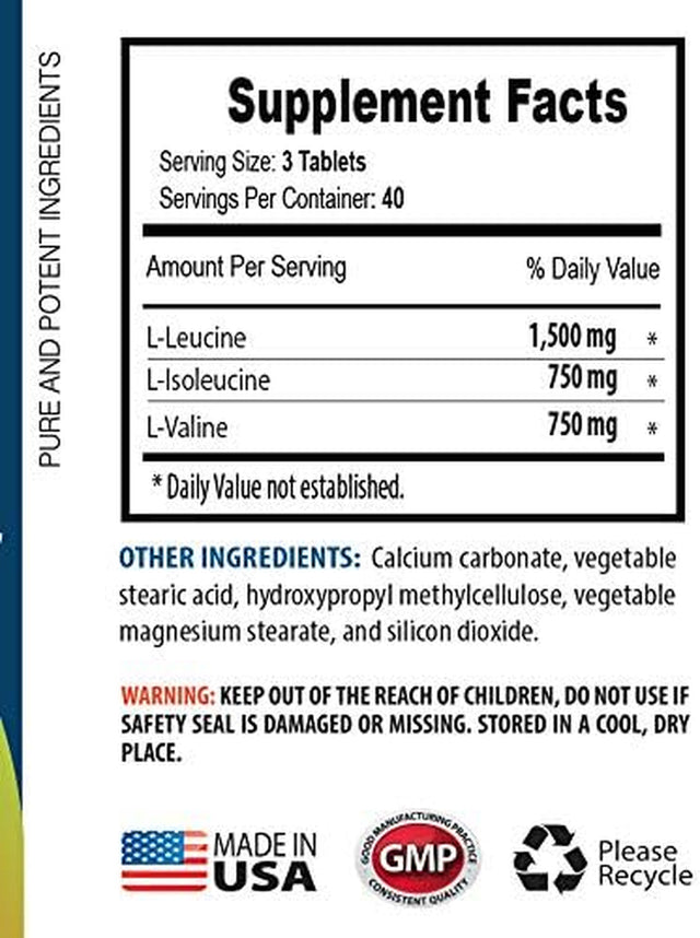 Muscle Mass Building Supplements - BCAA 3000MG - PRE and POST WORKOUT RECOVERY - Isoleucine Supplement, Bcaa Energy Amino Acids, Amino Energy Pre Workout, Bcaa Post Workout Recovery 3 Bot 360 Tabs