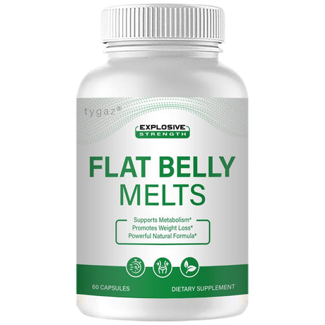 (Single) Flatbelly Melts Capsules - Flat Belly Melts Natural Formula Capsules