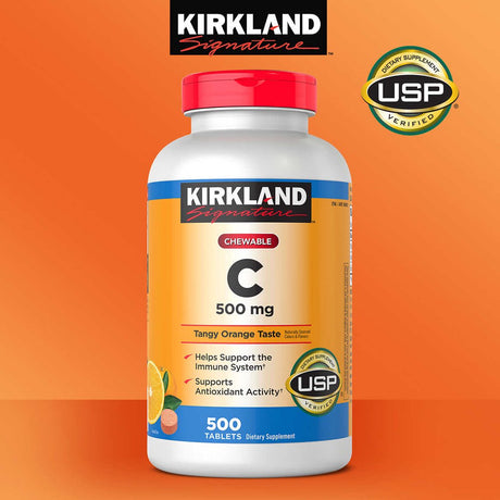 KS Chewable Vitamin C 500 Mg., 500 Tablets