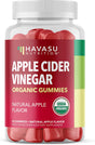 Organic Apple Cider Vinegar Gummies Detox | the Mother Enzyme | ACV Gummy Supplement for Metabolism to Help Support Digestion and Cleanse Gut | 60 Vegan and Non-Gmo, Naturally-Flavored Apple Gummies