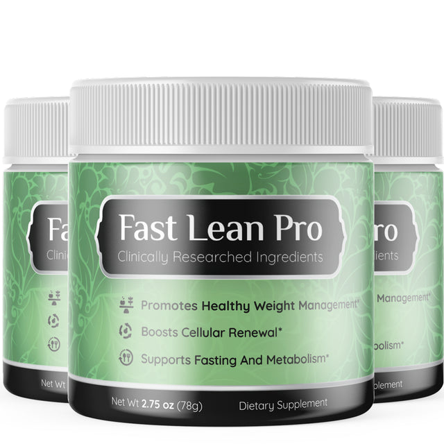 (3 Pack) Fast Lean Pro - Dietary Supplement Keto Powder Shake for Weight Loss Management & Metabolism - Appetite Suppressant