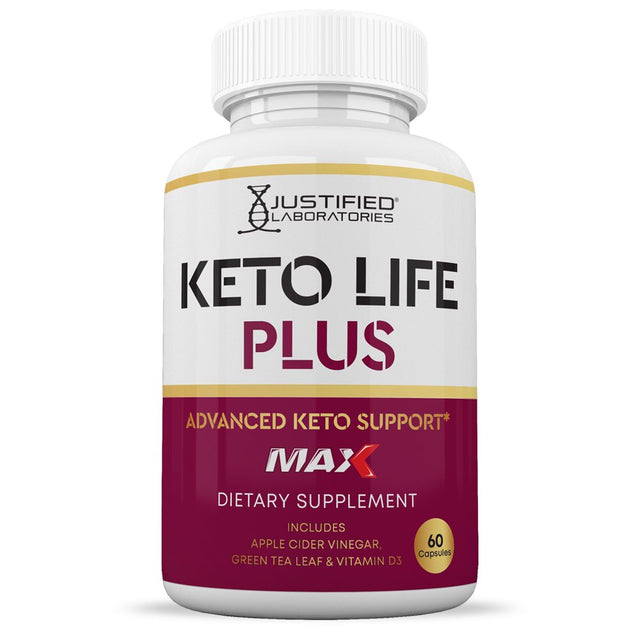 (2 Pack) Keto Life plus Max Keto ACV MAX Pills 1675Mg Dietary Supplement 120 Capsules