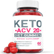 (1 Pack) Keto ACV 20 Gummies - Supplement for Weight Loss - Energy & Focus Boosting Dietary Supplements for Weight Management & Metabolism - Fat Burn - 60 Gummies