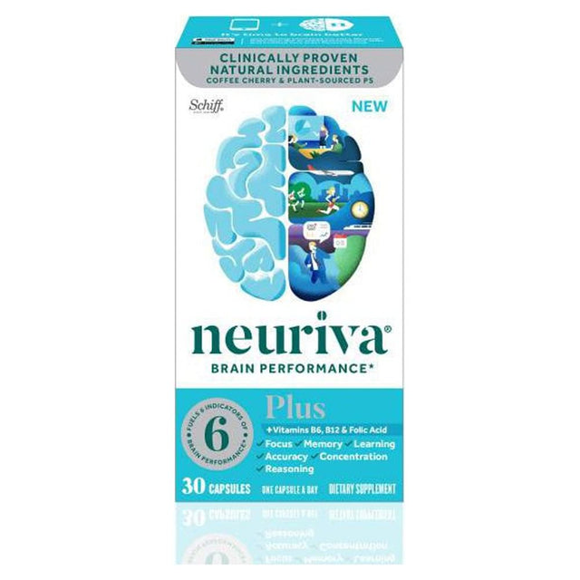 Neuriva Brain Performance plus Capsules - 30.0 Ea (Pack of 8)