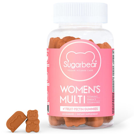 Sugarbear Women'S Multivitamin Gummies, Vegan Collagen Booster Blend - Supplements for Women, 60Ct