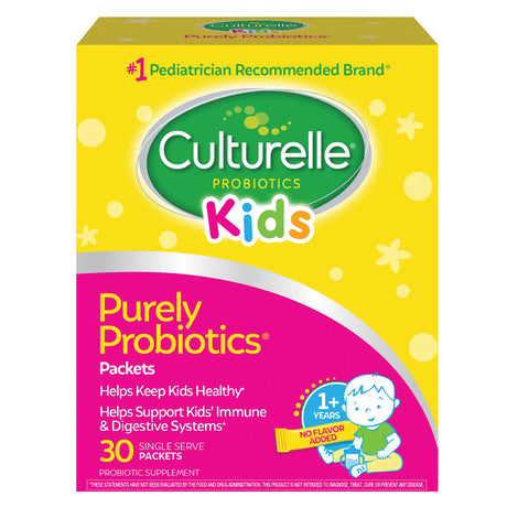 Culturelle Kids Daily Probiotic Supplement for Kids 3+, Supports a Healthy Immune & Digestive System*, 30 Single Packets