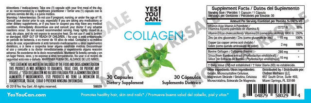 Yes You Can! Weight Loss Diet Supplement Kit Made with High-Quality Ingredients - Bundle Includes: (One Slim Down, One Appetite Support, One Collagen, One Colon Optimizer) - 30 Servings