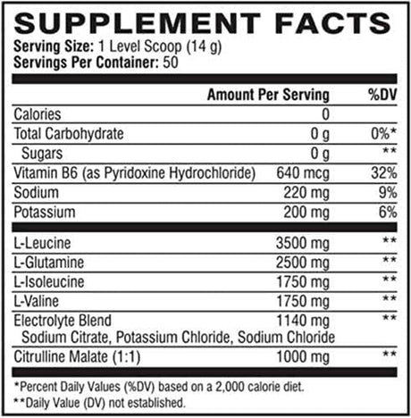 XTEND Original BCAA Powder Blue Raspberry Ice | Sugar Free Post Workout Muscle Recovery Drink with Amino Acids | 7G Bcaas for Men & Women | 50 Servings