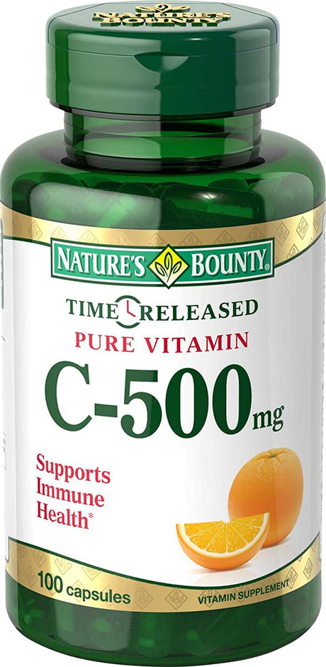 Nature'S Bounty Vitamin C Supplement 500Mg Supports Immune Health, 100Ct