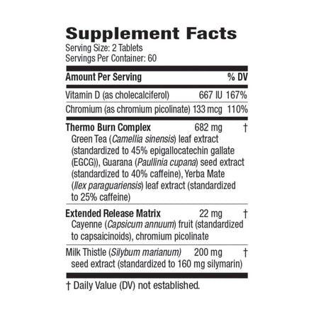 Twinlab Ripped Fuel Tablets, 120 Ct