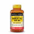 Mason Natural Garlic Oil 500 Mg Odorless Allium Sativum Supplement - Supports Healthy Circulatory Function, 100 Softgels