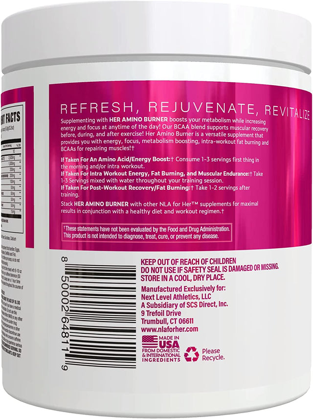 Her Thermogenic Amino Women'S Pre Post & Intra Workout Booster (Georgia Peach,30 Servings) W BCAA Essential Amino Acids, Caffeine, & Electrolytes- Max Your Workouts W Sustained Energy-Vegan,Sugar Free