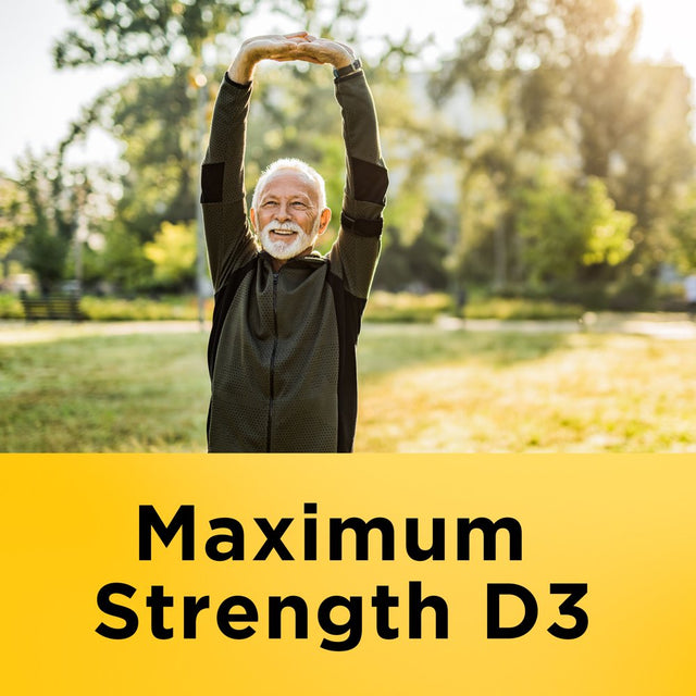 Nature Made Maximum Strength Vitamin D3 10000 IU (250 Mcg) Softgels, Dietary Supplement, 55 Count