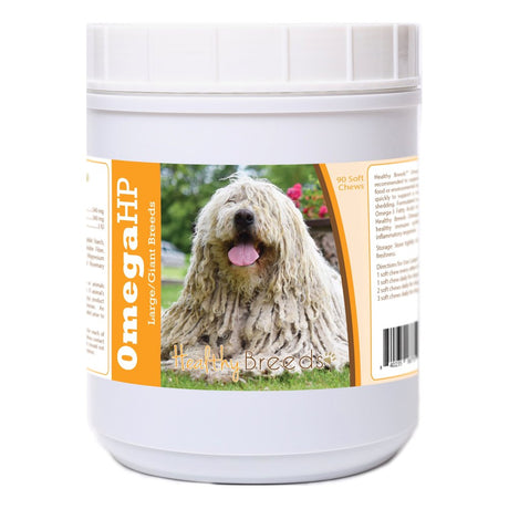 Healthy Breeds Komondorok Omega HP Fatty Acid Skin and Coat Support Soft Chews