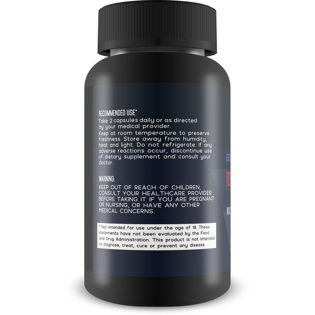 Male Prime Time Boost Testosterone - Muscle - Strength - Energy - Natural Herbal Formula - Natural Testosterone Booster - Testosterone Booster for Men - Male Testosterone Booster - Natural Formula