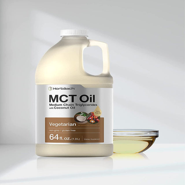 Keto MCT Oil 64 Oz | Blends with Coffee, Tea, and Juice Drinks | by Horbaach