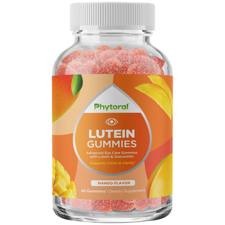 Lutein and Zeaxanthin Eye Vitamin Gummies - Delicious Zeaxanthin plus Lutein Gummies with Eye Health Vitamins for Adults for Vision and Clarity