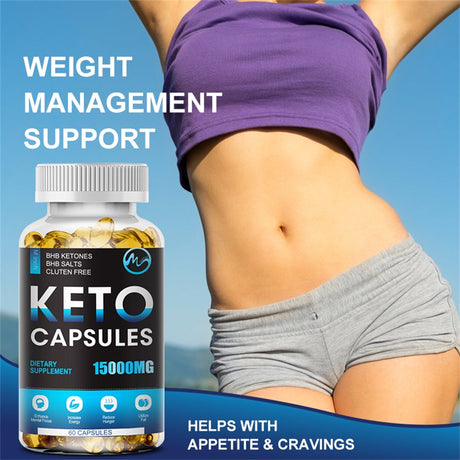 Minch Keto Pills Weight Loss Diet Supplement 15000Mg 60 Capsules