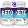 Toplux Keto Pills Ketosis Supplement Ketones for Weight Management, Cravings, Energy 60 Capsules 2X Pack