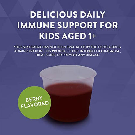 Natureâ€™S Way Sambucus Elderberry Immune Syrup for Kids*, Immune Support*, with Elderberry Extract, Echinacea & Propolis, Berry Flavor, 8 Fl Oz.