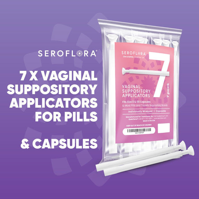 Seroflora Vaginal Suppository Applicators (7Ct)