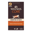 Wellness CORE Digestive Health Chicken & Brown Rice Dry Dog Food, 4 Pound Bag