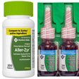 M-M Cetirizine 10Mg Non-Drowsy Allergy Relief Tablets Antihistamine (200 Ct.) plus Fluticasone Nasal Spray 50Mcg, 2 Bottles 144 Sprays Each | Compare to Zyrtec & Flonase Active Ingredients | Indo