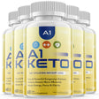 (5 Pack) A1 Keto - Fat Utilizing Weight Loss Formula - Achieve Ketosis More Efficiently - Boosts Energy, Focus & Clarity - Weight Management Dietary Supplement Pills - 300 Capsules