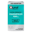 Qunol Magnesium Capsules (120 Count), High Absorption, 420Mg, Extra Strength, Bone, Nerve, and Muscle Health Supplement