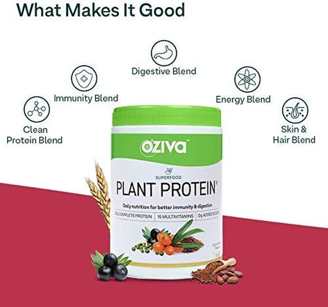 Superfood Plant Protein Powder | 500 Gm |(20G of Complete Protein Powder with Essential Vitamins & Minerals) for Boosting Immunity, Energy & Better Digestion, Coco Vanilla (1.1 Lb)