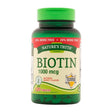 Natures Truth Biotin 1,000Mcg Tablets, Natural Berry Flavour, 120 Ea