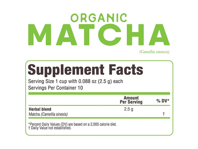 Greenside Detox Herbal Tea Single Serve Cups Matcha - Contains Anti-Aging Nutrients and Antioxidants - Herbal Body Supplements - 10 Cups (3-Gram Serving/Cup)