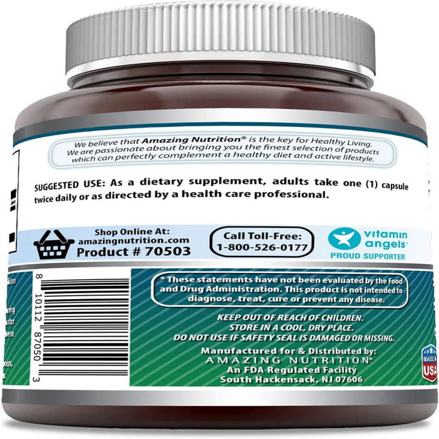 Amazing Formulas NAC (N-Acetyl Cysteine) - 1200Mg per Serving 100 Capsules | Non-Gmo | Gluten Free | Made in USA