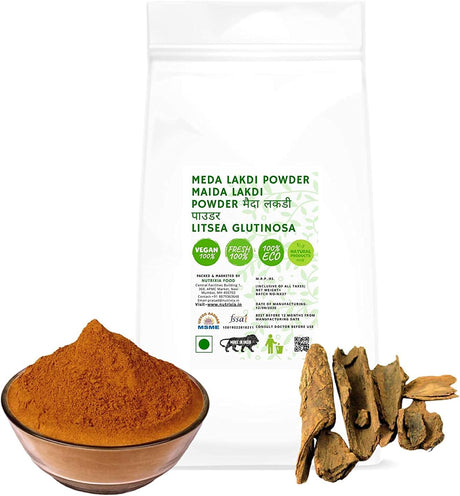 MEDA Lakdi Powder - Maida Lakdi Powder- मैदा लकडी पाउडर - Maida Wood Powder- Litsea Glutinosa (100 GMS)