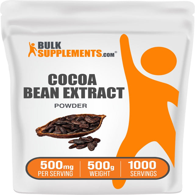 Bulksupplements.Com Cocoa Extract Powder - Polyphenols Powder - Brain Health Supplements - Flavanoids Supplements Sugar Free Cocoa Powder (500G)