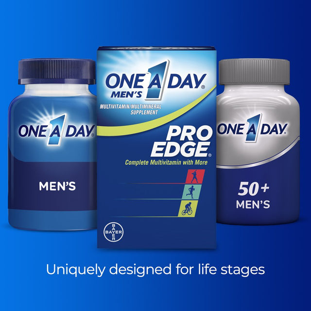 One a Day Men'S Pro Edge Multivitamin Tablets, Multivitamins for Men, 50 Ct