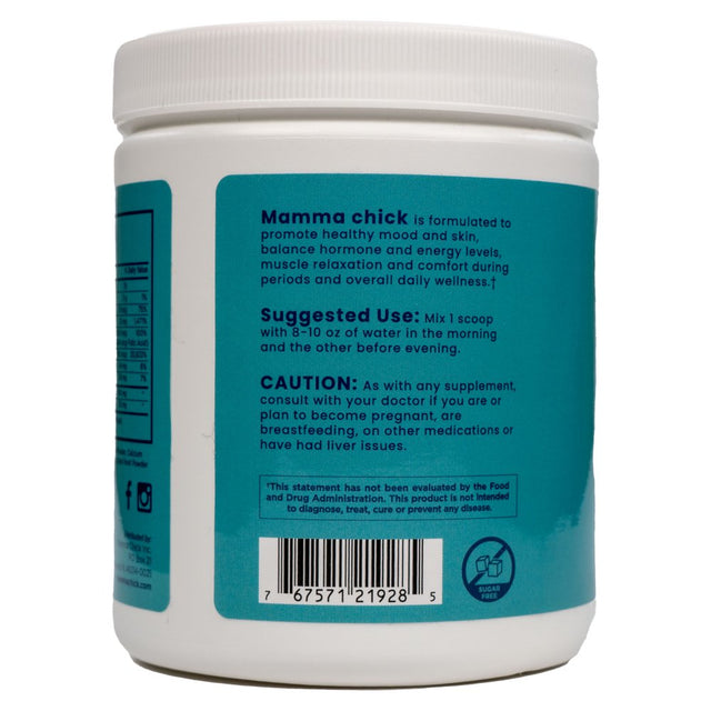 Mamma Chick PMS Relief Helps Relieve PMS/PMDD Symptoms Naturally with 8 Vitamins and Minerals. Berry Flavored Powder.