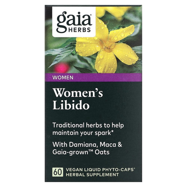 Gaia Herbs, Women'S Libido, 60 Vegan Liquid Phyto-Caps