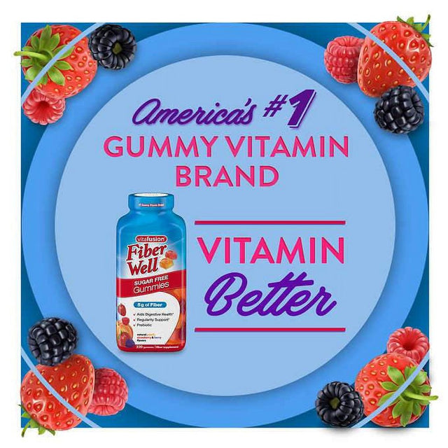 Vitafusion Fiber Well Sugar Free Gummies (220 Ct.)