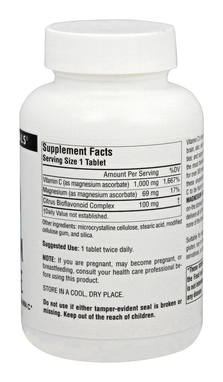 Source Naturals - Magnesium Ascorbate 1000 Mg. - 60 Tablet(S)