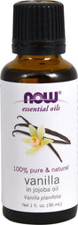 NOW Essential Oils Vanilla in Jojoba Oil -- 1 Fl Oz